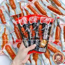 Xúc xích nướng cay tứ xuyên, xúc xích xiên que ăn liền