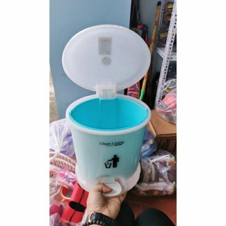 Thùng rác đạp chân oval nhí nhựa duy tân hình - no.217