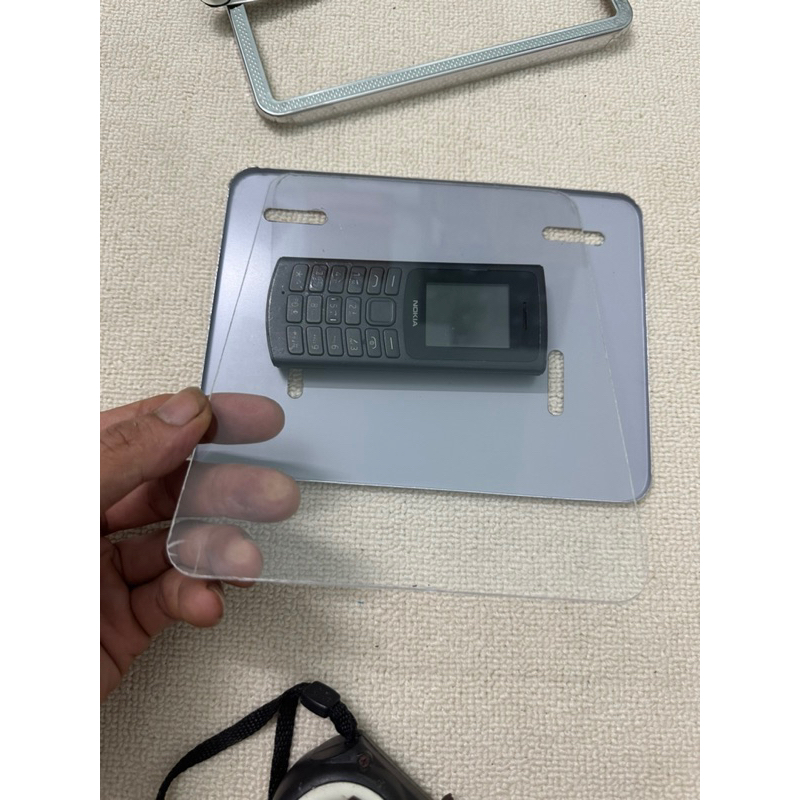 Khung Biển Ép Xe Máy Chống Nước INOX 304 Dày 0,5mm_Phụ Kiện Xe A_Z