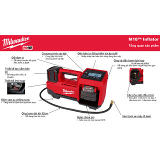 Bơm milwaukee m18 bi-0