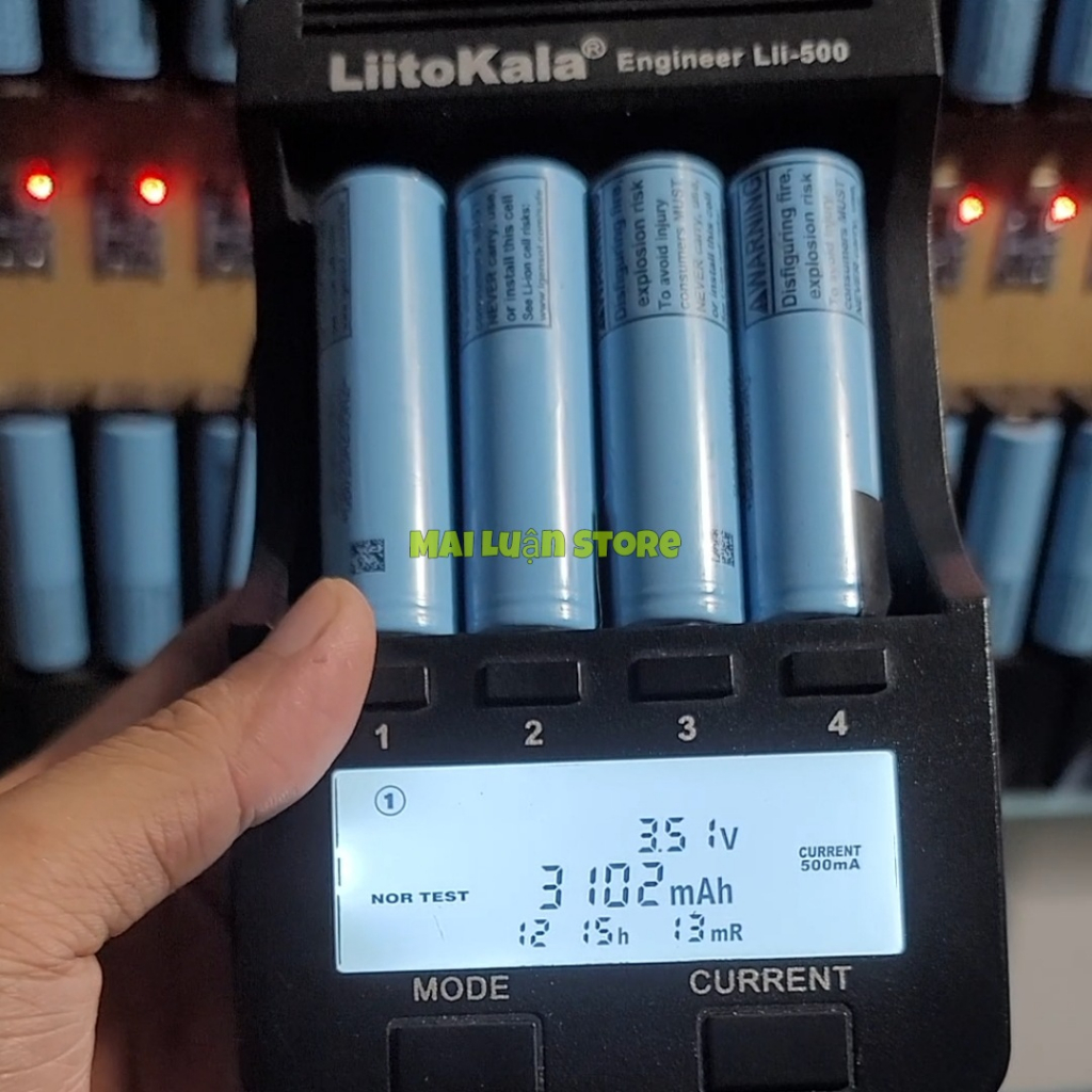 Pin LG 3200mAh xả 10A MH1 INR18650MH1 chuyên pin xe điện và sạc dự phòng