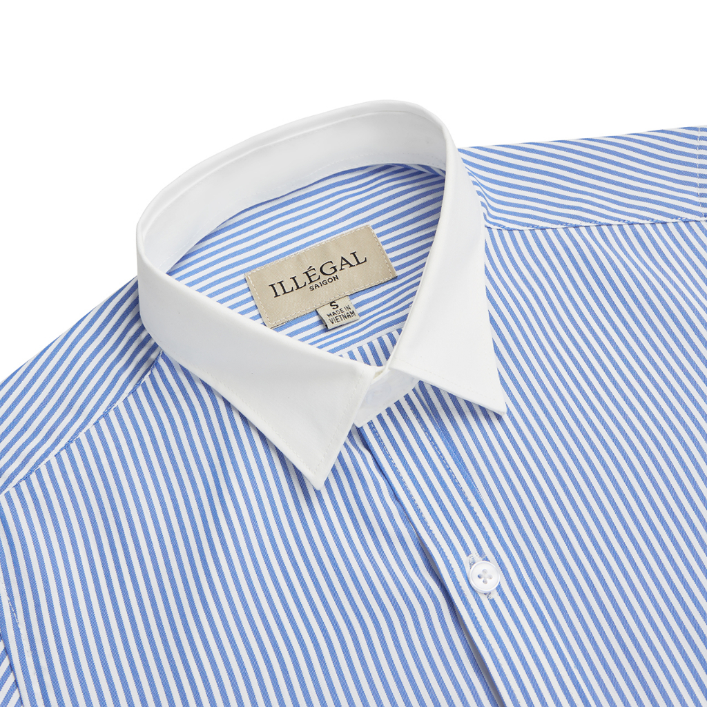 ILLÉGAL Áo Sơ Mi Kẻ Sọc Tay Dài - PINSTRIPE LONGSLEEVE