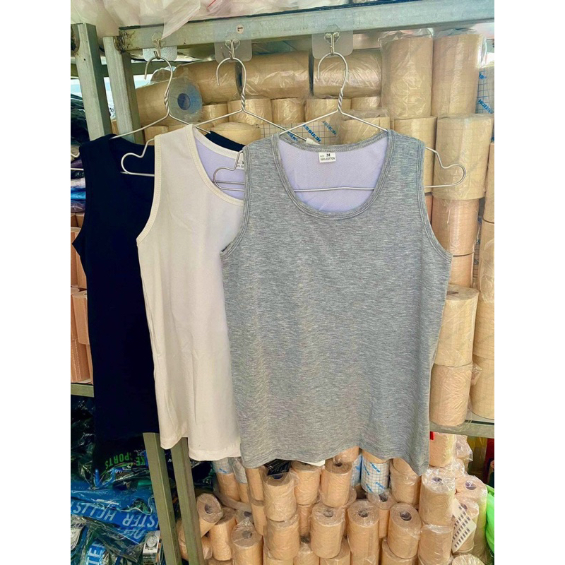 Áo nịt ngực ba lỗ dài tomboy, áo nịt trong bó ngoài rộng, che tên sản phẩm