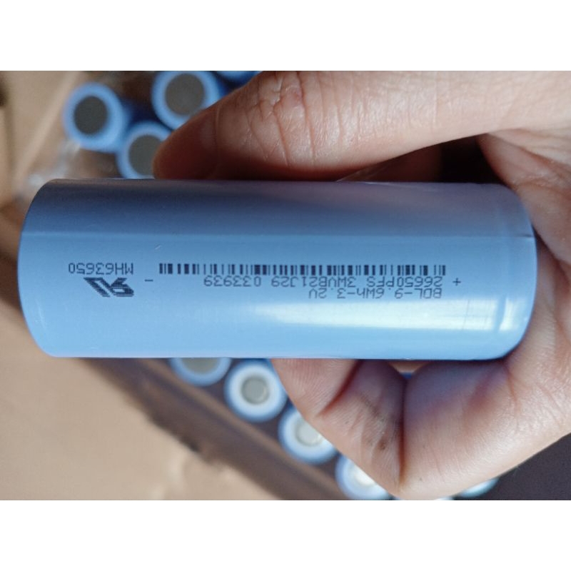 1 cell pin sắt 26650 3.2v 3ah max xả 20c