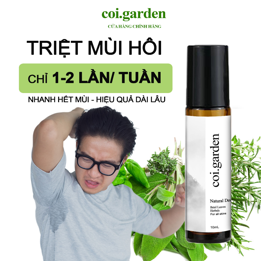Lăn khử mùi Coigarden hôi chân nách thâm nách hiệu quả - Xịt khử mùi Coigarden hôi cơ thể
