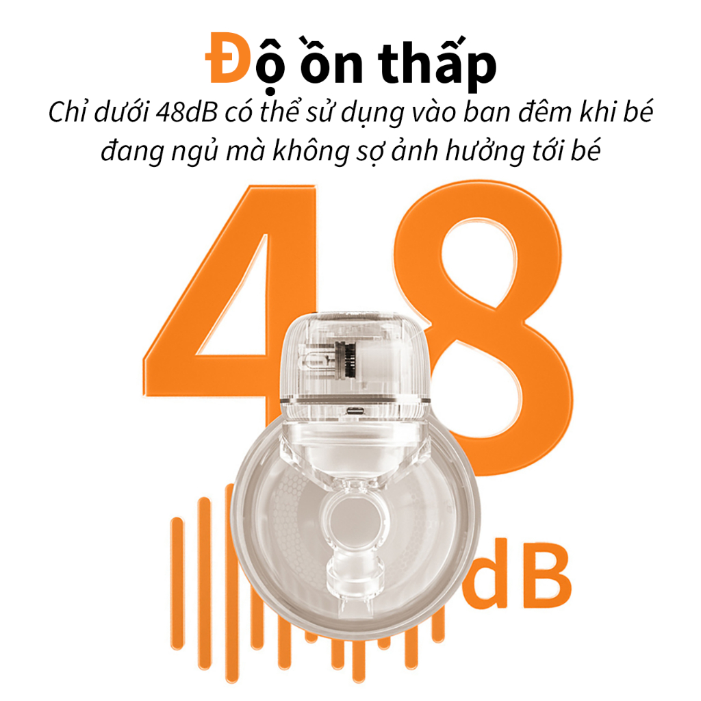 Máy Hút Sữa Không Dây Jumy's Baby - Vắt Sữa Rảnh Tay Thông Minh Chế Độ Massage Sinh Học và Kích Sữa Nhanh - BH 1 Đổi 1