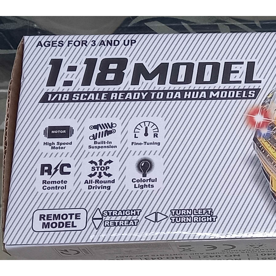 Xe điều khiển Lightning McQueen đèn Led 3D 7 màu