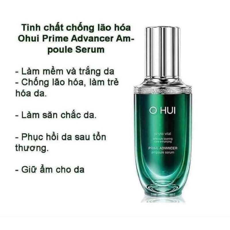 [ Combo 30 gói = 30ml ] Ampoule Serum Ohui Xanh  Ohui Prime Advancer