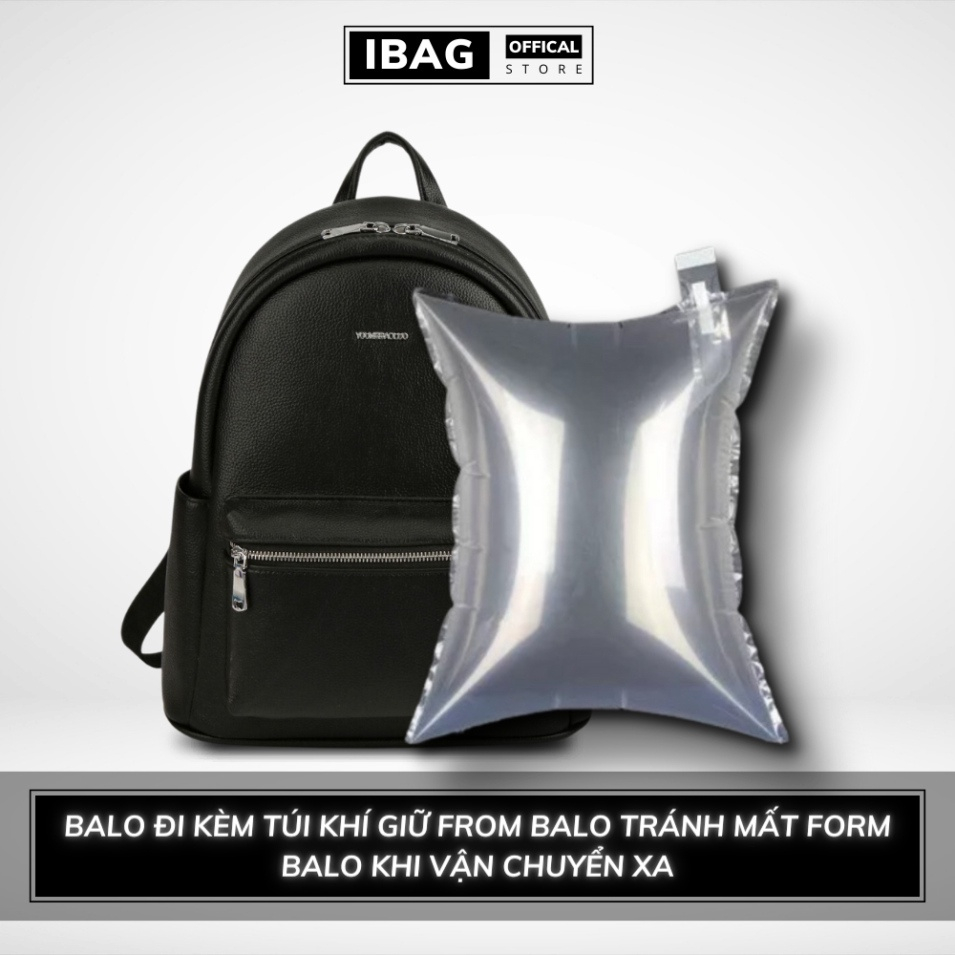 Balo da Đi HọcBalô Da Thời Trang Nam Nữ Ba lo Lv Da Pu Cao Cấp Balo da đen Cặp Đi Học Ulzzang Đựng Laptop 14