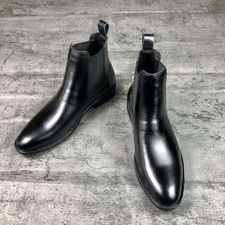 Giày chelsea boots Beman BMB02, giày bằng da nappan nhập khẩu cao cấp, phủ nano chống nước.