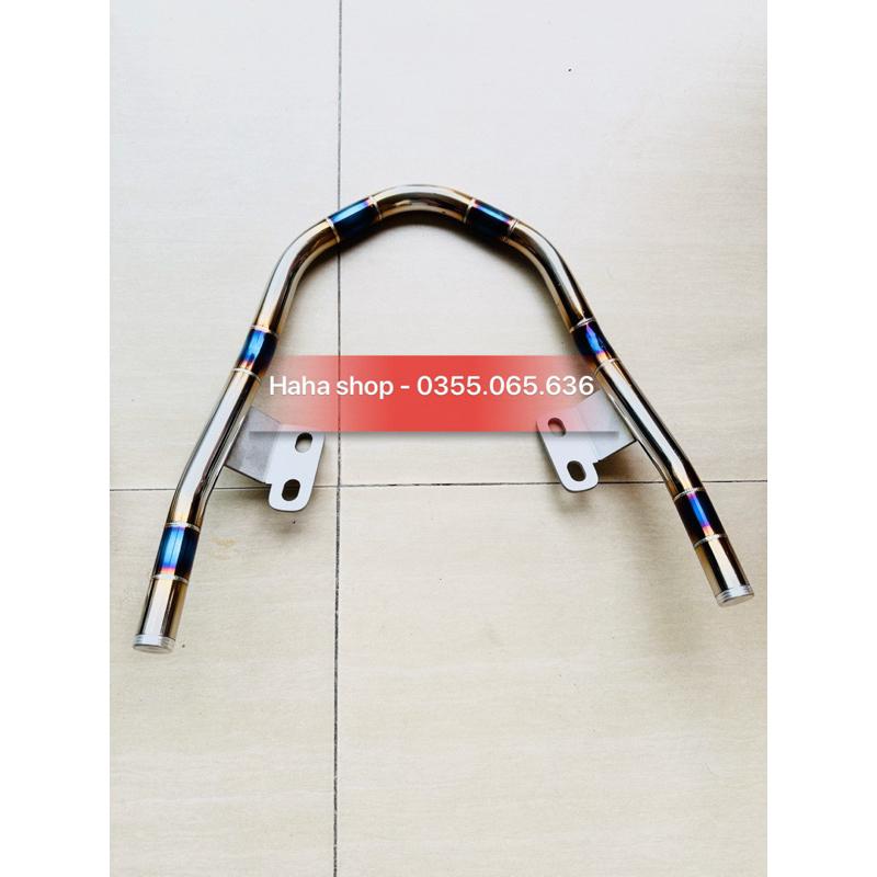 Tay xách cảng sau inox 304 titan xe máy wave 100cc-50cc-110cc, wave S 110 mới