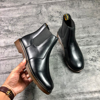 giày chelsea boots da bò đế kếp Beman BMB01, lớp da ngoài da bò nappa nhập khẩu cao cấp, đế kếp cao cấp chống trơn trượt