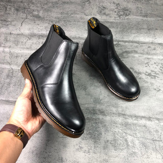 Giày chelsea boots da bò đế kếp Beman BMB01, lớp da ngoài da bò nappa nhập khẩu cao cấp, đế kếp cao cấp chống chơn trươt