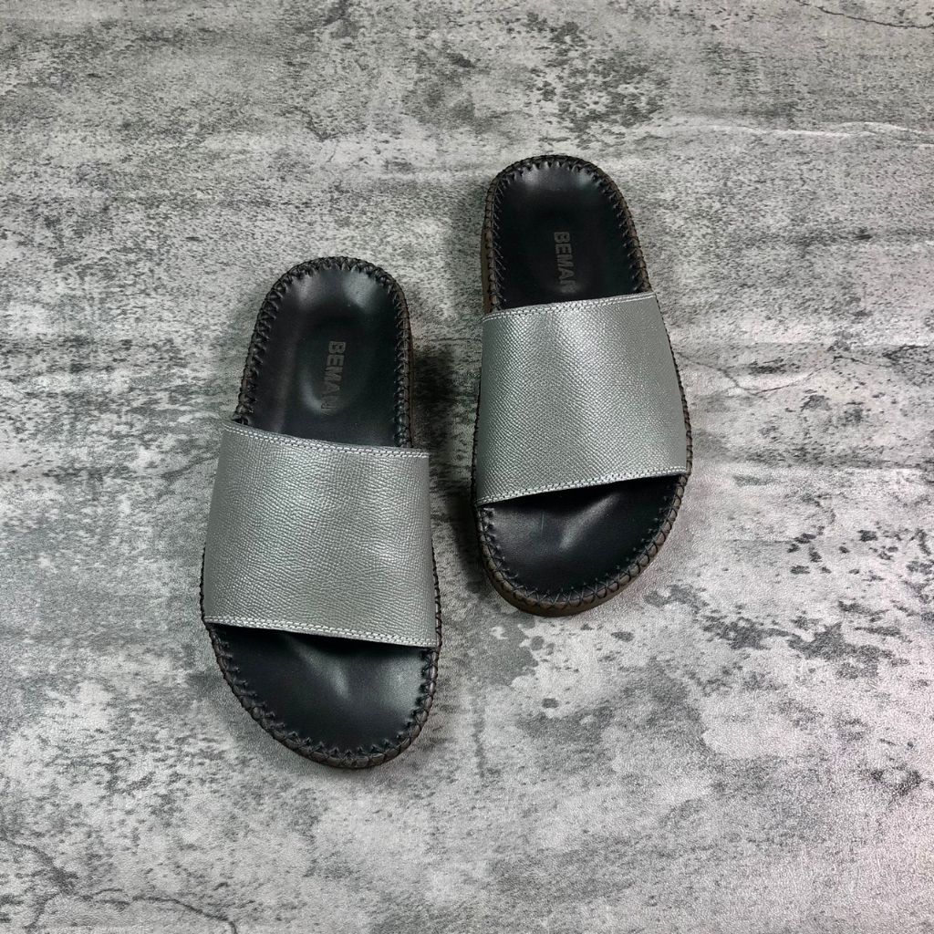 Dép nam Doctor da bò nappan Beman DBM44, quai dép da bò nappan nhập khẩu cao cấp, đế kếp siêu bền siêu chống trơn