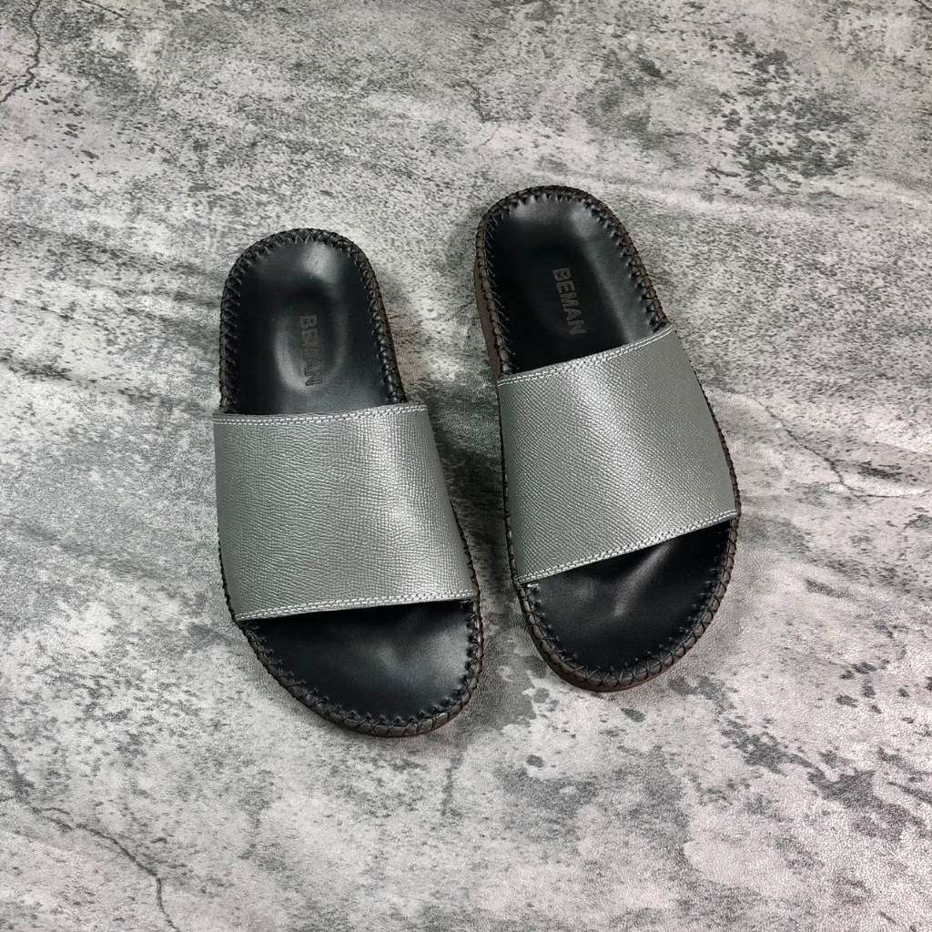 Dép nam Doctor da bò nappan Beman DBM44, quai dép da bò nappan nhập khẩu cao cấp, đế kếp siêu bền siêu chống trơn