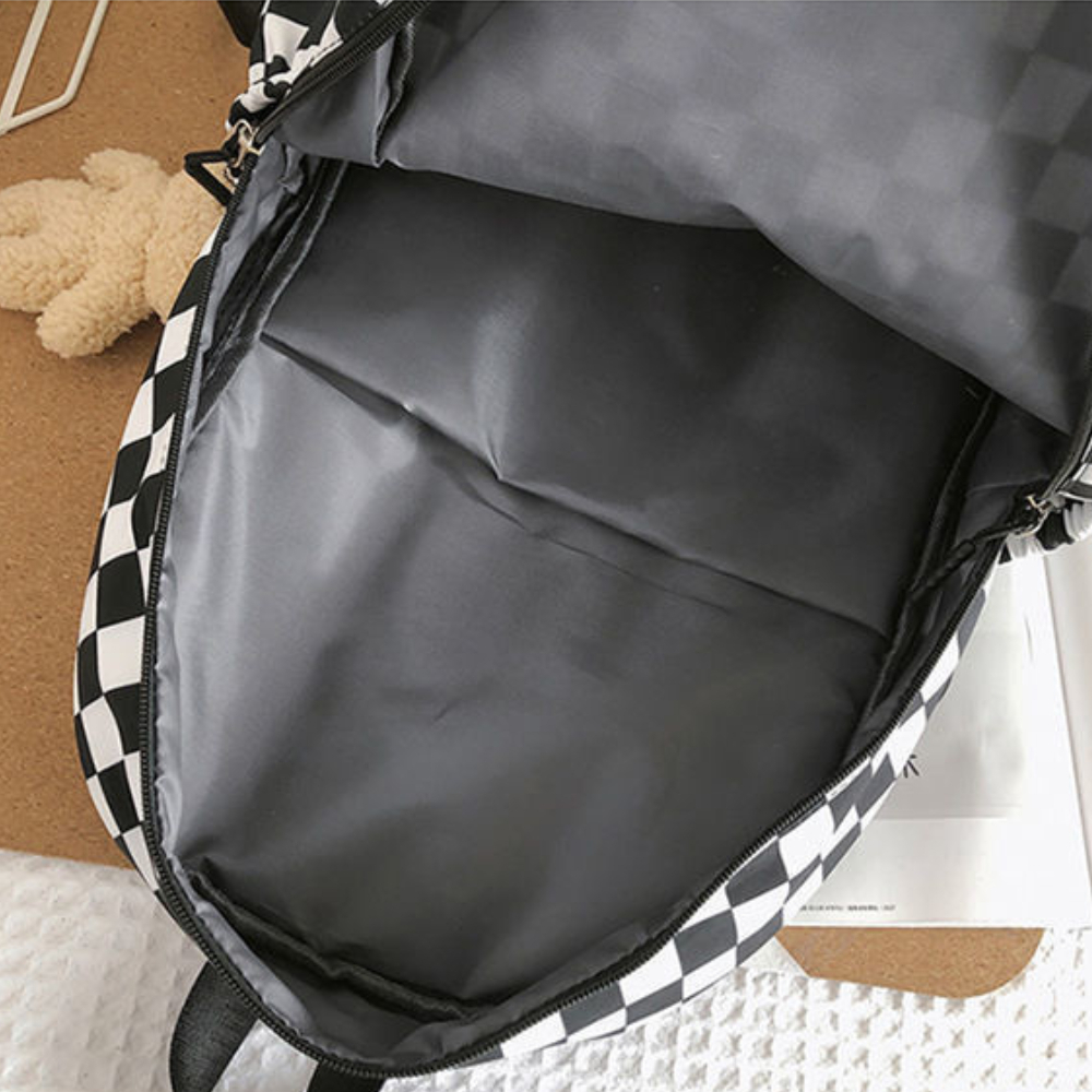 Balo caro GENBAG balo ulzzang chống nước unisex vải dù đi học thời trang hồng đen