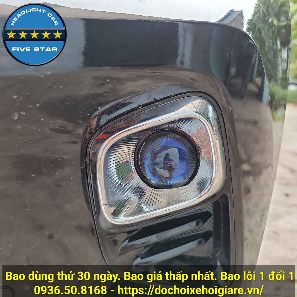 Đèn Bi Gầm Led Kia Sonet 2020-2023. Five Star 2.0 inch, 55w siêu sáng, 2 chế độ cốt pha. Bao dùng thử 30 ngày