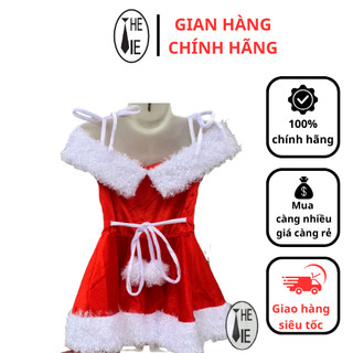 Đầm noel nhung vai rớt THE TIE