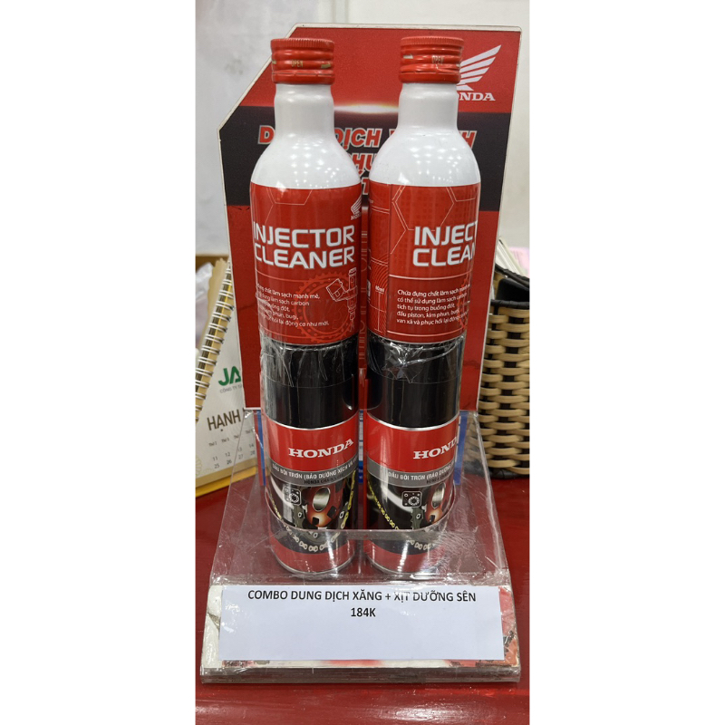 Chai súc động cơ INJECTOR CLEANER vệ sinh kim phun xe máy