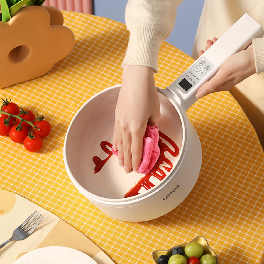 Chảo Điện Đa Năng Lotor 17CD Nồi Lẩu Điện Dung Tích 1.6L Chảo Chống Dính Đa Năng Hàng Chính Hãng Bảo Hành 12 Tháng