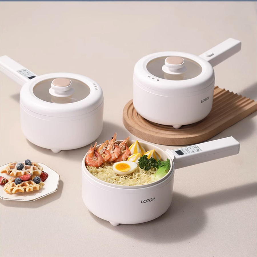 Chảo Điện Đa Năng Lotor 17CD Nồi Lẩu Điện Dung Tích 1.6L Chảo Chống Dính Đa Năng Hàng Chính Hãng Bảo Hành 12 Tháng