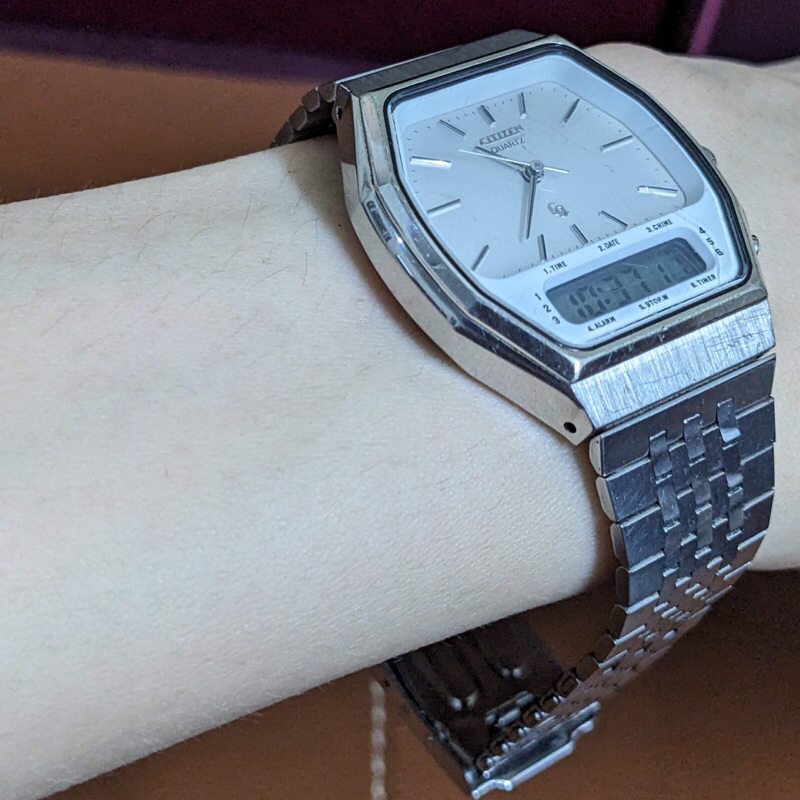 Đồng hồ nam Ana-digital thương hiệu Citizen Nhật Bản.