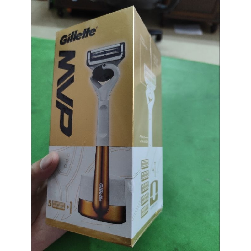🇻🇳Dao cạo râu cao cấp Gillette MVP 5 đầu cắt +1 tay cầm