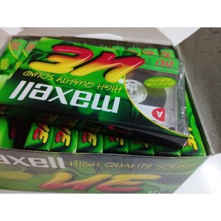 Hộp 10 băng cassette maxell ue mới 100%