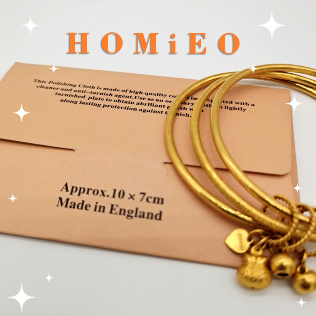 Khăn Lau Trang Sức Vàng Bạc Chuyên Dụng Giúp Trắng Sáng Làm Mới Sản Phẩm Homieo