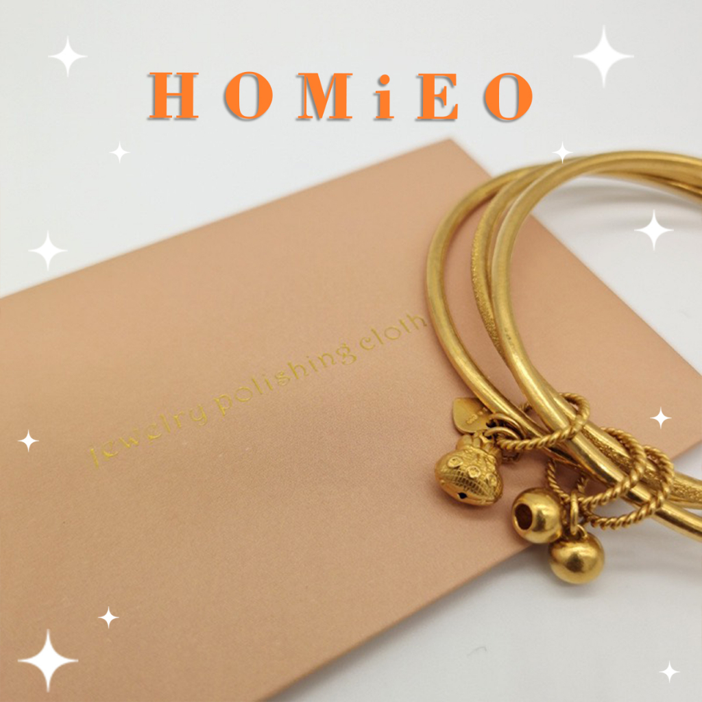 Khăn Lau Trang Sức Vàng Bạc Chuyên Dụng Giúp Trắng Sáng Làm Mới Sản Phẩm Homieo