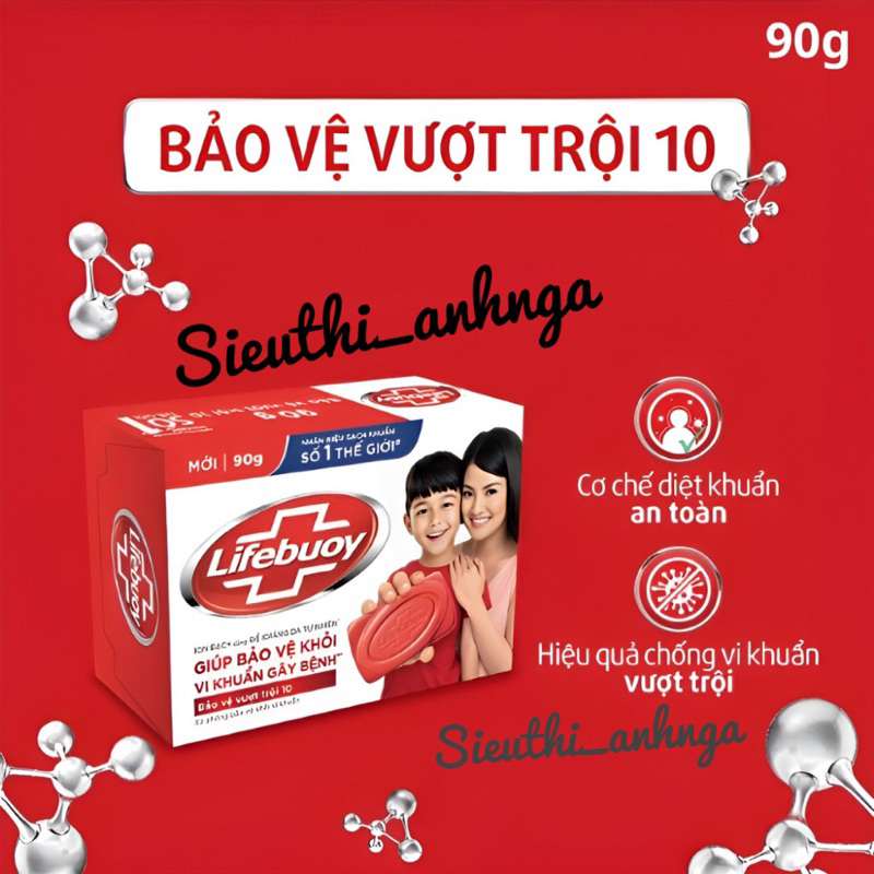Xà Phòng Tắm Lifebuoy Bánh 90g