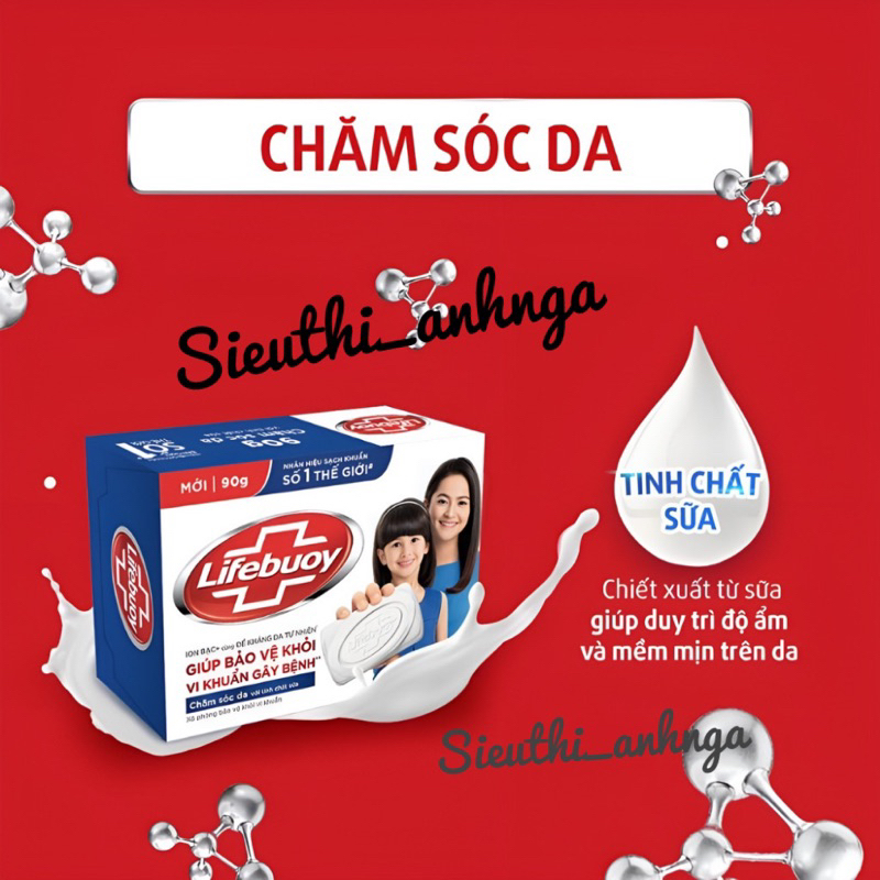 Xà Phòng Tắm Lifebuoy Bánh 90g