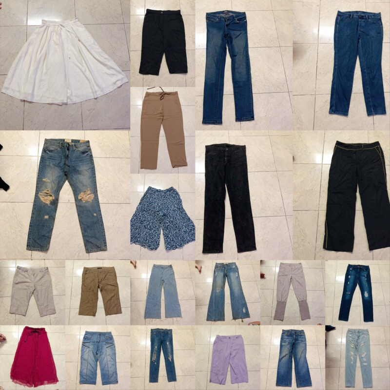 UP 15-9 QUẦN DÀI SIZE L ( < 54kg) HÀNG LỖI ( ĐỌC KỸ NDMT) hàng đuôi đồ si 2hand