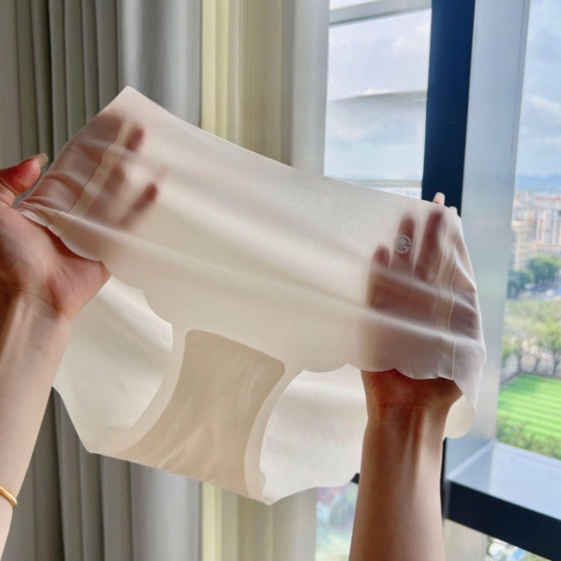 Quần Lót Nữ Đúc Su Lụa Băng Tàng Hình Kháng Khuẩn Viền Sóng Cao Cấp 765