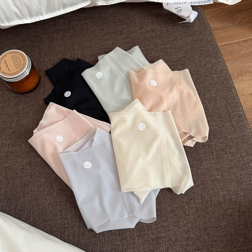 Quần Lót Nữ Đúc Su Lụa Băng Tàng Hình Kháng Khuẩn Viền Sóng Cao Cấp 765