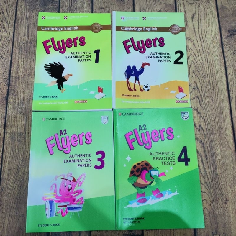 Flyers 1-2-3-4 authentic