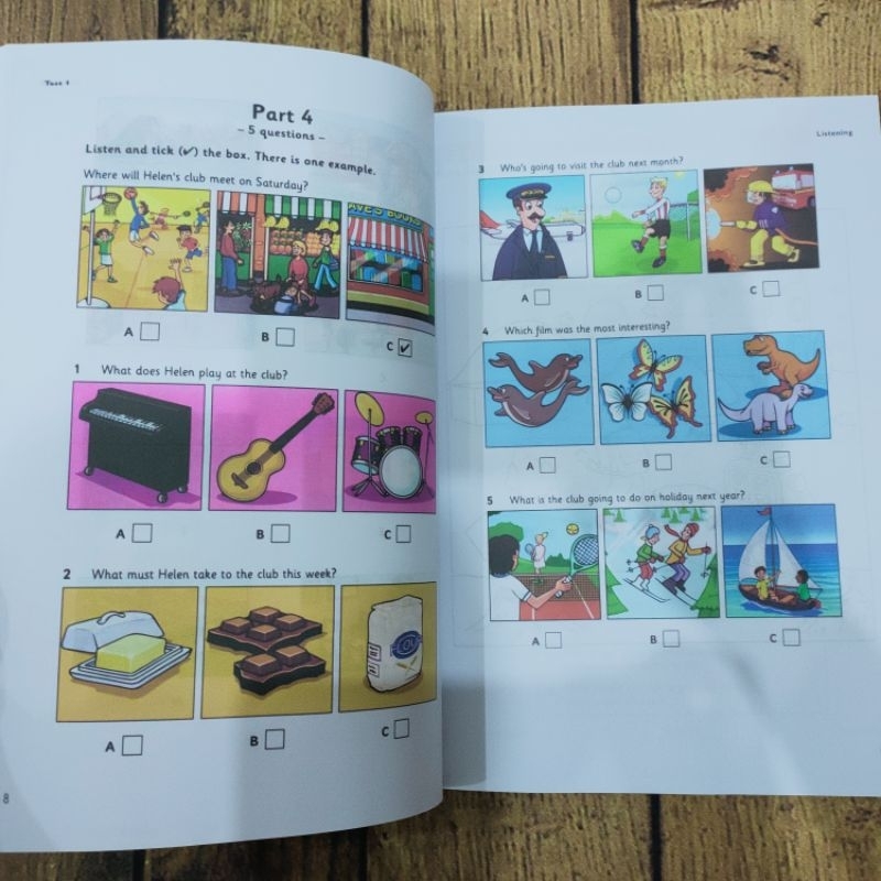 Flyers 1-2-3-4 authentic