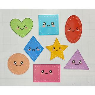 Set flashcards chủ đề Shapes các dạng hình học 8 chi tiết
