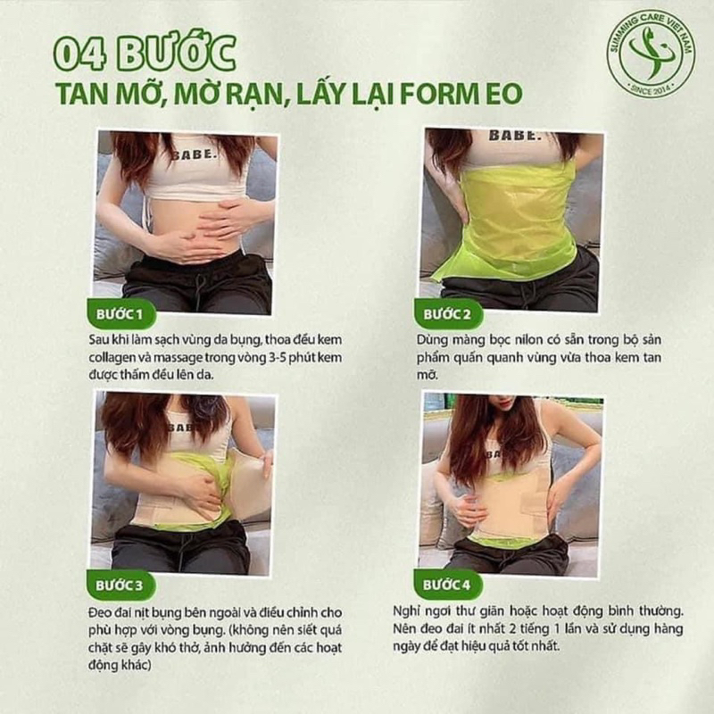 Bộ Quấn Nóng Thải Mỡ SLIMMING BODY 2023