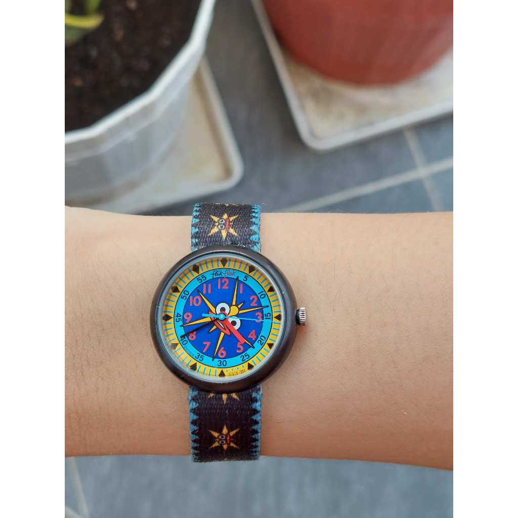 Đồng hồ nữ Flik.Flak Thụy Sĩ chạy pin hàng Si