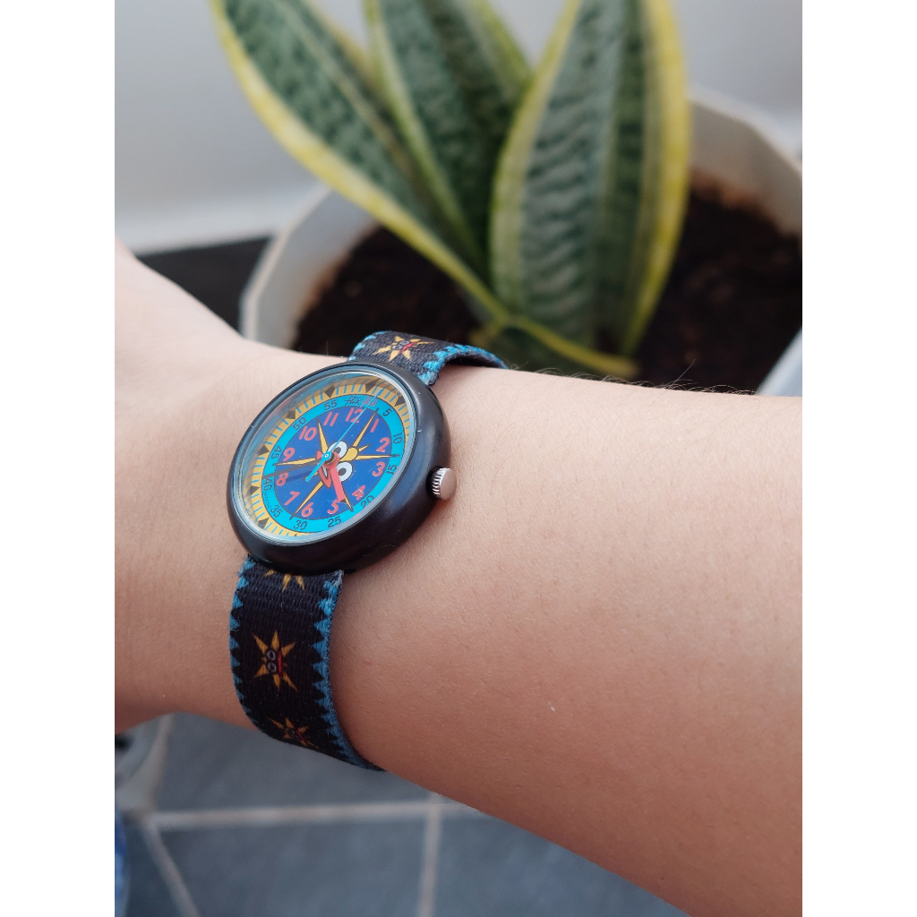 Đồng hồ nữ Flik.Flak Thụy Sĩ chạy pin hàng Si