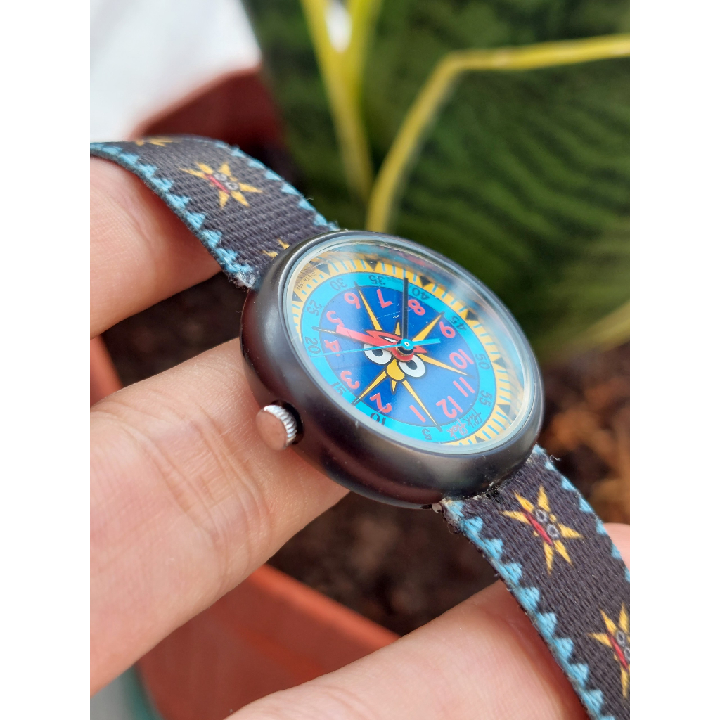 Đồng hồ nữ Flik.Flak Thụy Sĩ chạy pin hàng Si