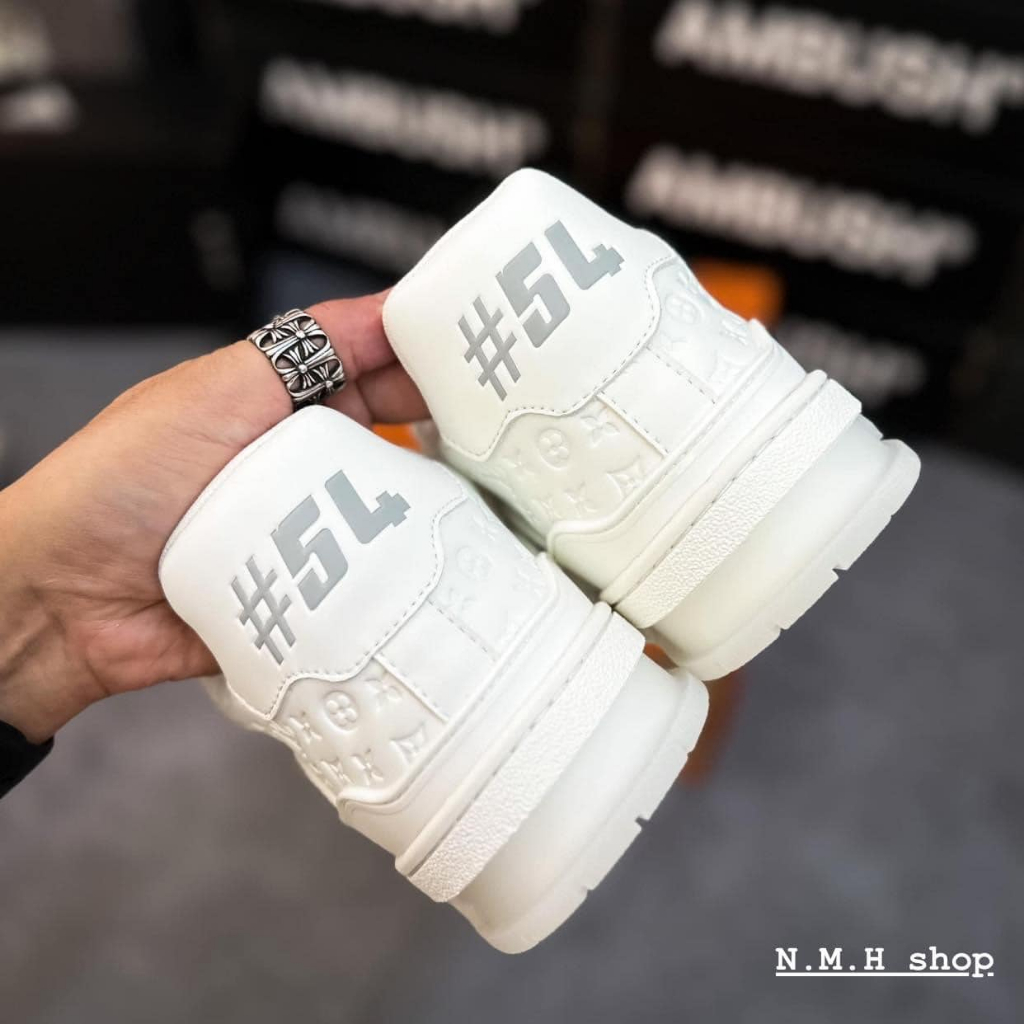 Full Box + Tặng Kèm Tất | Giày Sneaker Louis Vuitton Trainer " White "