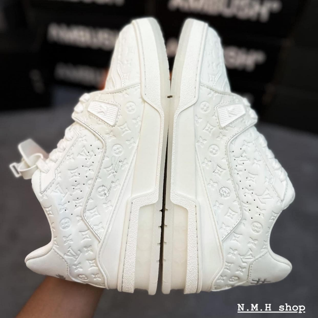 Full Box + Tặng Kèm Tất | Giày Sneaker Louis Vuitton Trainer " White "