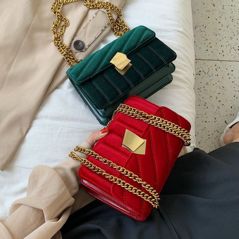 Túi xách nữ thời trang đeo chéo, túi đeo vai dây xích sang chảnh