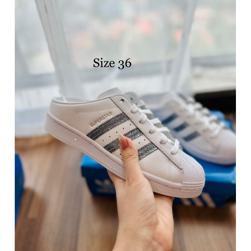 Giày adidas superstar MULE FZ2260 size 36