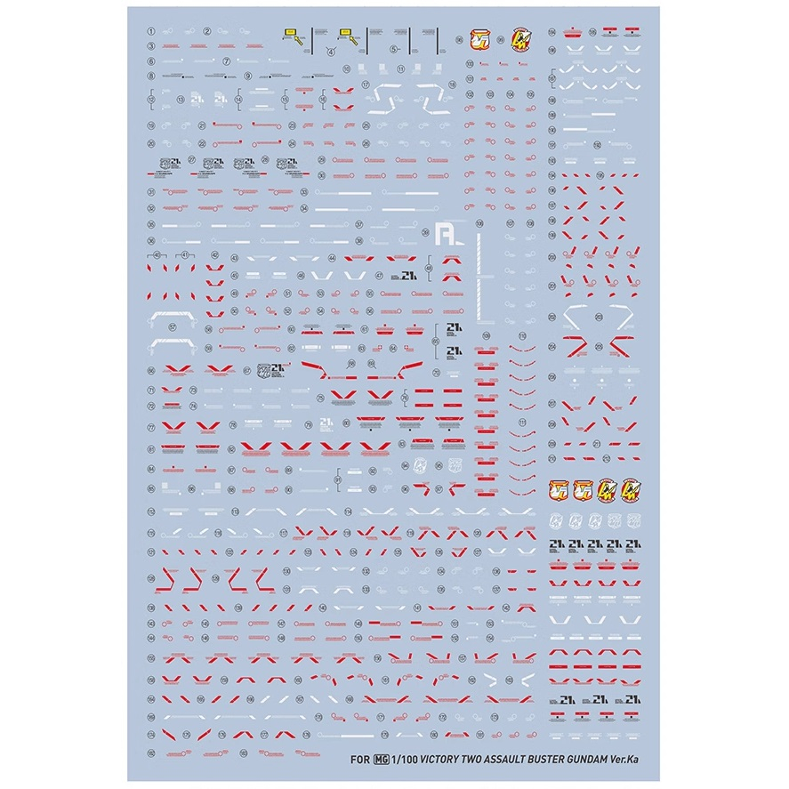 Đề can - Decal nước cho MG Victory 2 AB ver.Ka