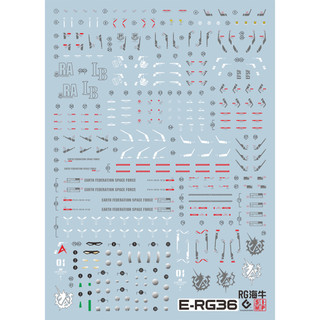 Đề can - Decal nước cho mô hình lắp ráp RG Hinu / Bazooka