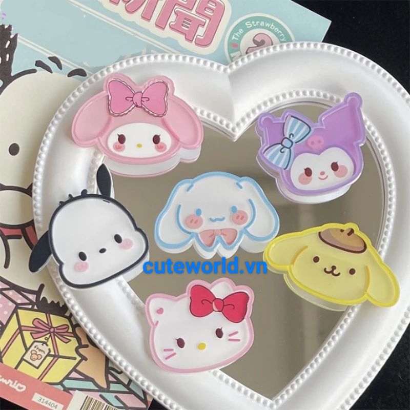 Kẹp Tóc Mặt Các Nhân Vật Sanrio Dễ Thương