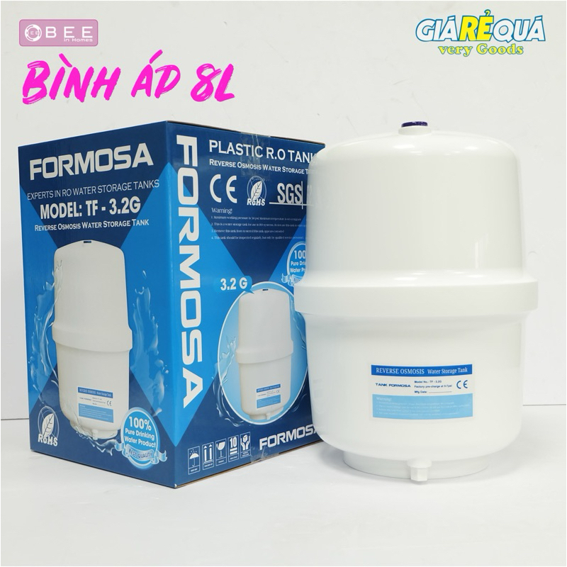 Bình áp máy lọc nước RO 8L , cho tất cả máy lọc nước, TF-3.2G Tank Formosa